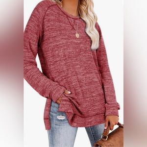 New- Mia Longsleeve Lightweight Tunic Top